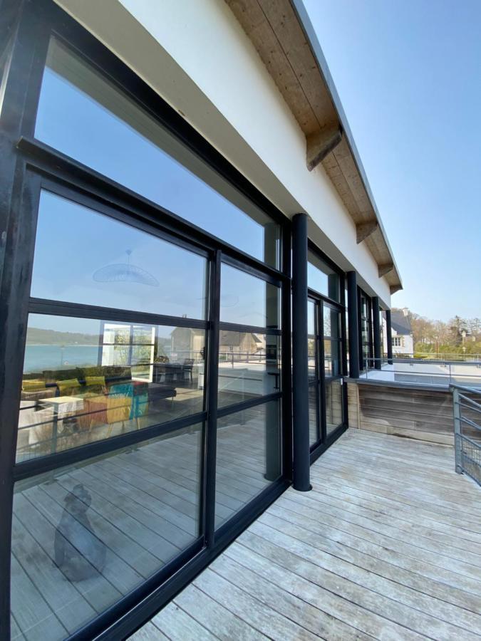 Maison Villa Montmarin Vue Mer Bretagne Nord Vers Roscoff Carantec Morlaix Plouescat Locquenole Avec Son Spa Et Sa Vue Mer Exterior foto